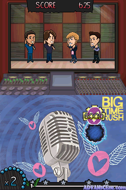 Big Time Rush Backstage Pass back cover for Nintendo DS